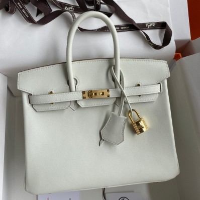 Fake Hermes Birkin 25 Retourne Handmade Bag In Beton Swift Calfskin JM252fJ59