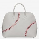 Designer Hermes Gris Perle Bolide 1923 45 Baseball Bag JM1741SU34