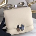 Hermes 2002 20cm Bag In Craie Evercolor Calfskin JM28aC46