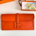 Knockoff Hermes Jige Elan 29 Clutch Bag In Orange Swift Calfskin JM1116pO91