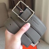 Imitation Hermes Grey Saddle 38MM Reversible Belt JM527lL78