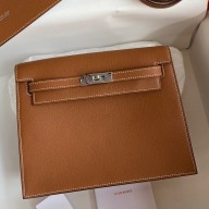 Hermes Kelly Danse II Bag In Gold Evercolor Calfskin JM1656JB13