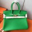AAA Imitation Hermes Birkin 25 Handmade Bag In Bambou Clemence Leather JM247fr81