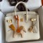 Copy 1:1 Hermes Birkin 25 Retourne Handmade Bag In Nata Swift Calfskin JM1092OR71