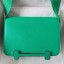Fake AAA Hermes Geta Handmade Bag In Menthe Chevre Mysore Leather JM146XW34