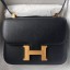 Fake Hermes Constance 1-24 Mirror Bag In Black Epsom Calfskin JM809aX74
