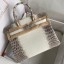 Hermes Diamond Birkin 30cm Bag In Himalaya Niloticus Crocodile Skin JM1525zN56