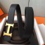 Hermes H Belt Buckle & Black Epsom 32 MM Strap JM1774CD19