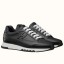 Top Replica Hermes Men's Trail Sneakers In Black Calfskin Leather JM1673vQ25