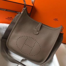 Copy Hermes Evelyne III 29 PM Bag In Taupe Clemence Leather JM541Kn74