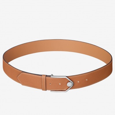 Hermes Brown Licol 40 MM Reversible Leather Belt JM600lu18