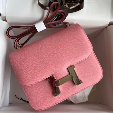 Hermes Constance 18 Handmade Bag In Rose Confetti Epsom Calfskin JM975Bk18