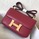 AAAAA Hermes Constance 24 Handmade Bag In Ruby Epsom Leather JM1947ea89