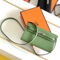 AAAAA Hermes Kelly Classique To Go Wallet In Vert Criquet Epsom Calfskin JM1384ot71