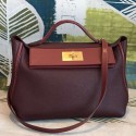 Fake Hermes 24/24 29 Bag In Bordeaux Clemence Calfskin JM1015jL94