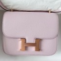 Fake Hermes Constance 1-18 Mirror Bag In Mauve Pale Chevre Mysore Leather JM1405aX74