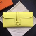 Fake Hermes Jige Elan 29 Clutch Bag In Yellow Epsom Calfskin JM1313jL94