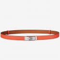 Fake Hermes Kelly 18 Belt In Orange Epsom Leather JM846GR32