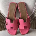 Fake Hermes Oran Sandals In Rose Confetti Epsom Leather JM2040fJ59