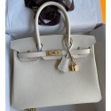 Hermes Birkin 30 Retourne Handmade Bag In Nata Clemence Leather JM939Qv86