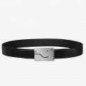 Hermes Black A Cheval Belt Buckle 32 MM Reversible Leather JM1020dV68