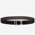 Hermes Etrier Buckle Belt & Chocolate Clemence 32 MM Strap JM1559OO68