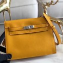 Hermes Kelly Danse Handmade Bag In Yellow Swift Leather JM1681BF80