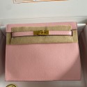 Hermes Kelly Danse II Bag In Rose Sakura Evercolor Calfskin JM1624fj51