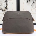 Hermes Medium Bolide Travel Case In Taupe Cotton JM193io40