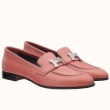 Hermes Paris Loafers In Pink Goatskin JM234ZP49