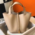 Hermes Picotin Lock 22 Bag In Trench Clemence Leather JM915qx37