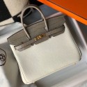 Hermes Touch Birkin 25cm Limited Edition White Bag JM1825em43