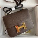High Imitation Hermes Constance 18 Handmade Bag In Chocolat Epsom Calfskin JM2052Dd98