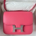 Imitation High Quality Hermes Constance 18 Handmade Bag In Rose Lipstick Evercolor Calfskin JM1690Ki36