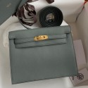 Knockoff Hermes Kelly Danse II Bag In Vert Amande Evercolor Calfskin JM882DM70