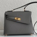 Replica AAA Hermes Kelly En Desordre 20 Handmade Bag In Etain Epsom Calfskin JM819Xr29