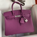 Replica Hermes Birkin 25 Retourne Handmade Bag In Anemone Epsom Calfskin JM2087Ph61