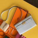Top Hermes Kelly Classique To Go Wallet In Blue Zephyr Epsom Calfskin JM654EW49