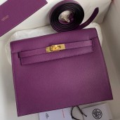Best Hermes Kelly Danse II Bag In Anemone Evercolor Calfskin JM2041LC65