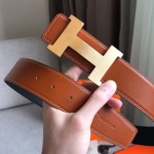 Copy Hermes Constance 2 Belt Buckle & Gold/Noir Swift 42MM Strap JM1504Lm44