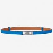Copy Hermes Kelly 18 Belt In Blue Epsom Leather JM57uk73