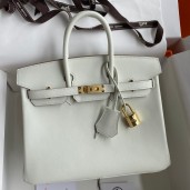 Fake Hermes Birkin 25 Retourne Handmade Bag In Beton Swift Calfskin JM252fJ59