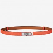 Fake Hermes Kelly 18 Belt In Orange Epsom Leather JM846GR32