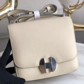 Hermes 2002 20cm Bag In Craie Evercolor Calfskin JM28aC46