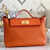 Hermes 24/24 29 Bag In Pink Clemence Calfskin JM1296vX95