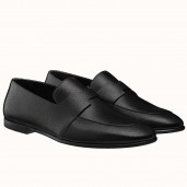 Hermes Ancora Loafers In Black Goatskin JM903hu72