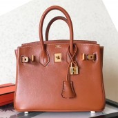 Hermes Birkin 25 Handmade Bag In Gold Swift Leather JM1528Hd99