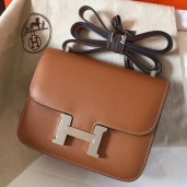 Hermes Constance 18 Handmade Bag In Gold Epsom Leather JM454Rd78