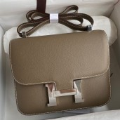 Hermes Constance 24 Handmade Bag In Taupe Epsom Calfskin JM1684vA83