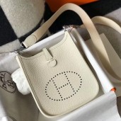 Hermes Evelyne III TPM Bag In beton Clemence Leather JM1423hT91